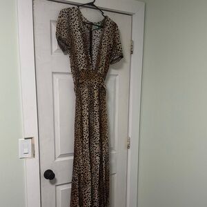 Melissa Odabash Animal Print Maxi Dress